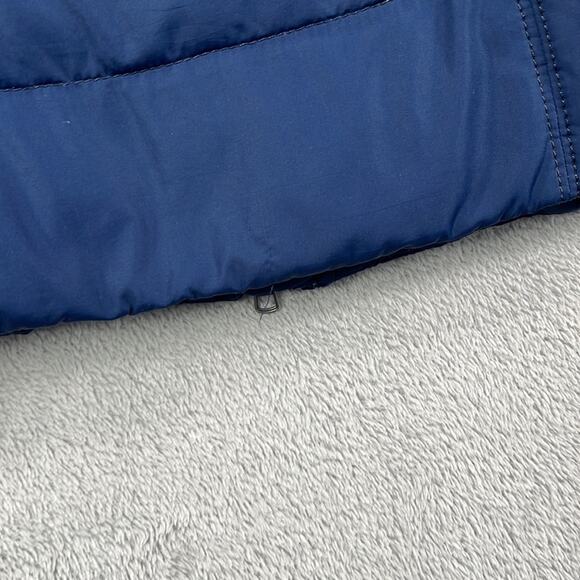 Abercrombie & Fitch S Blue Down Waterfowl‎ Feathers Y2K Short Puffer Jacket - Picture 12 of 13